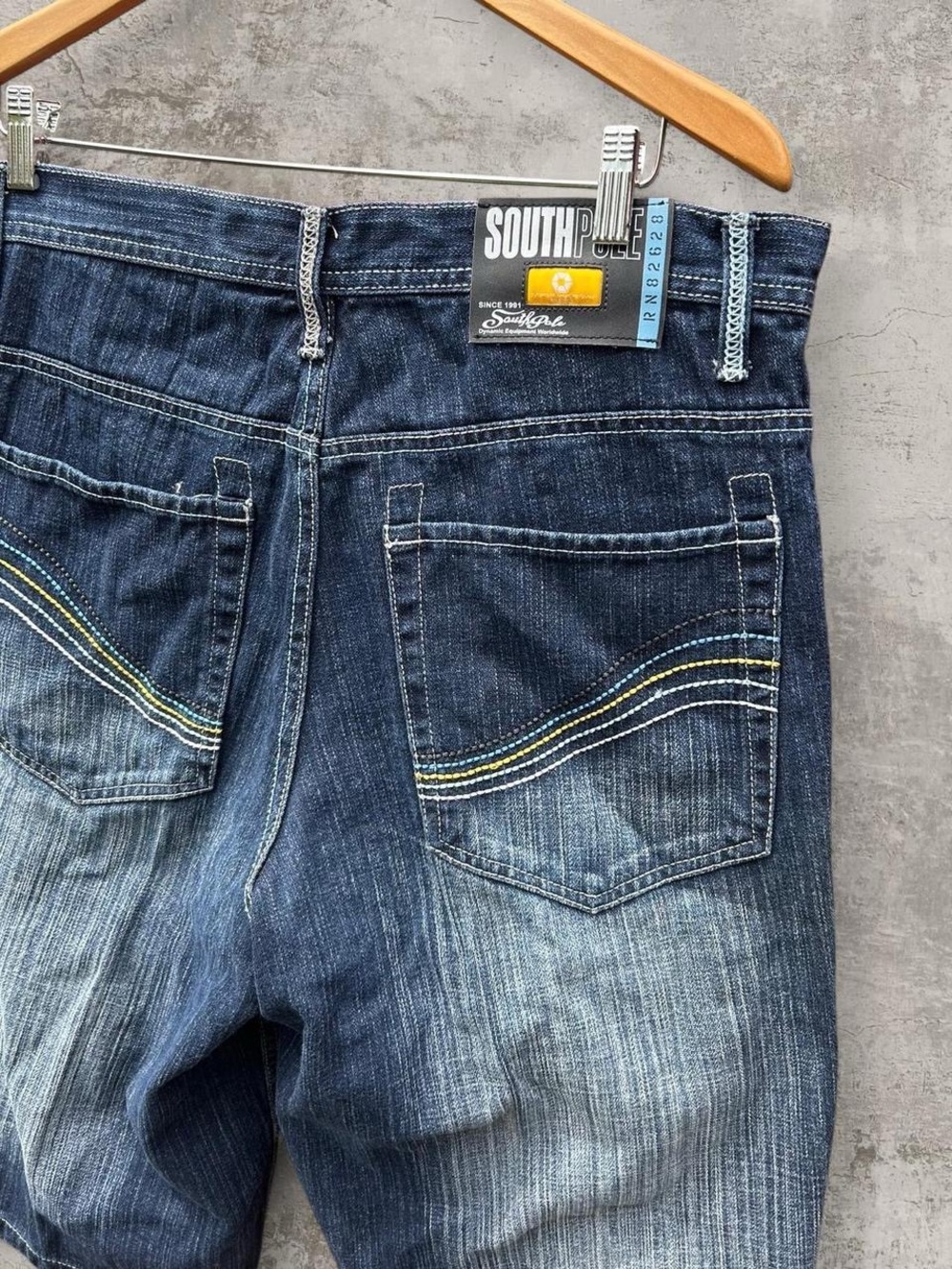 Y2K South Polo Baggy Fit Denim Shorts Men’s 34